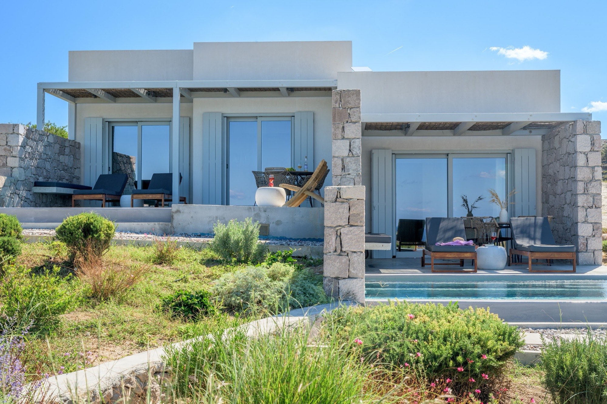 Ariadne Suites, the two suites with private pools and terraces on Milos